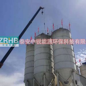 新疆喀什攪拌站倉頂除塵器案例(北區)